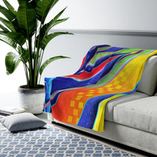 Load image into Gallery viewer, Old School Cool Velveteen Plush Blanket
