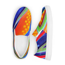 Load image into Gallery viewer, Old School Cool Men’s slip-on shoes

