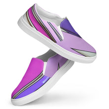 Load image into Gallery viewer, Lavender Lotus Men’s slip-on shoes
