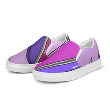 Load image into Gallery viewer, Lavender Lotus Men’s slip-on shoes
